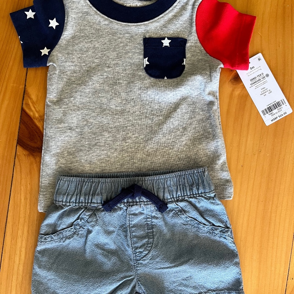 3M Carter’s Baby Outfit NWT